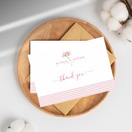 Elegant Sweet Pea Flowers - Personlig Tack Anteckningskort