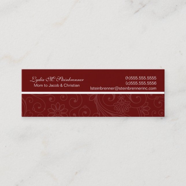 Elegant Swirl-Mammor (Framsida)