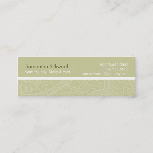 Elegant Swirl-Mammor (Framsida)