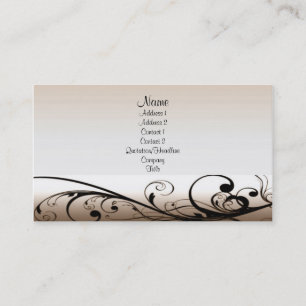 Elegant Swirls Visitkort
