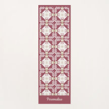 Elegant Sydvästra Burgundy Zen Yoga Namaste