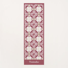 Elegant Sydvästra Burgundy Zen Yoga Namaste