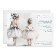 Elegant systardagsbrunch-inbjudan – Pastellkonst