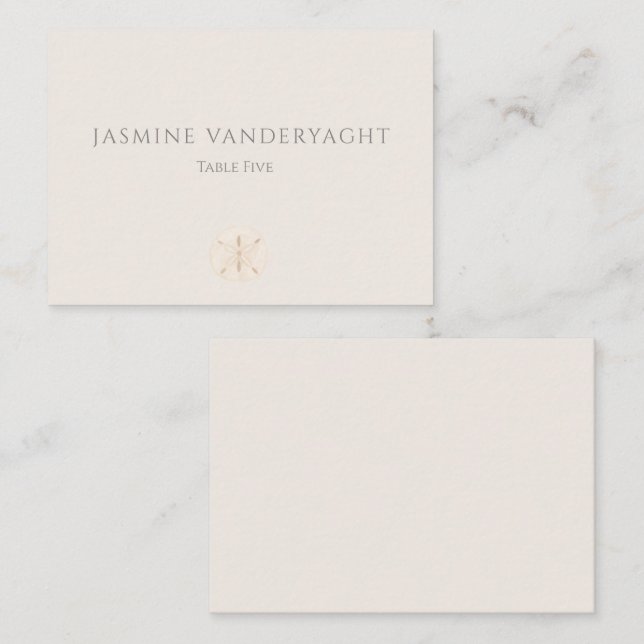 Elegant Table Escort Cards Placeringskort (Fram/baksida)