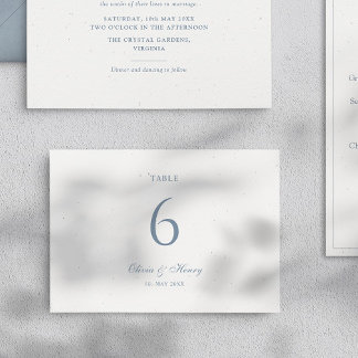 Elegant Table Number Card I Baroque Wedding Set Bordsnummer