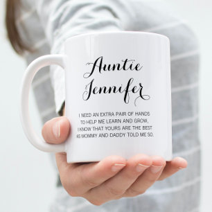 Elegant Tack för att vara min gudmor Kaffemugg