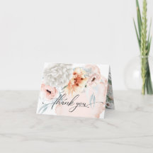 Elegant Tack för Blommigt av vattenfärg i koraller