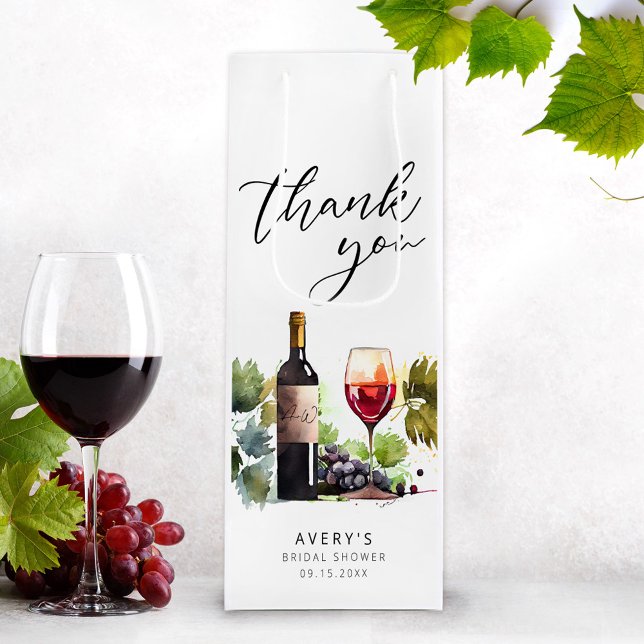 Elegant Tack För Bröllopsfest Med Vin Tema (Skapare uppladdad)