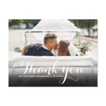 Elegant tack för bröllopsfoto