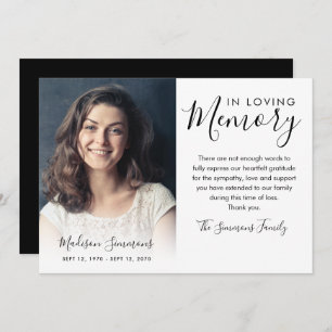Elegant Tack Funeral Photo Sympathy Grief