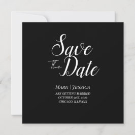 Elegant Tack-kort för Save The Date Tack Kort