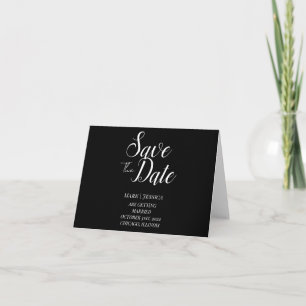 Elegant Tack-kort för Save The Date Tack Kort