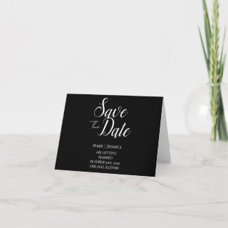 Elegant Tack-kort för Save The Date Tack Kort