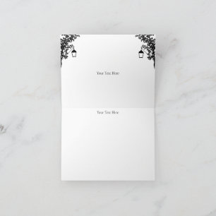 Elegant tackkort - Anpassad text
