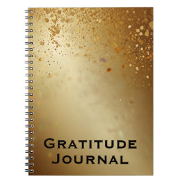Elegant tacksamhetsjournal för design anteckningsbok