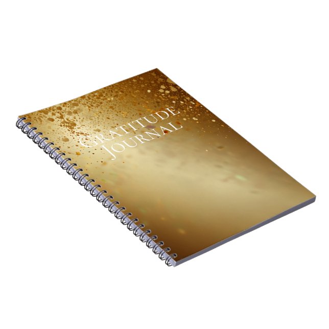Elegant tacksamhetsjournal för design  anteckningsbok (Högra Sidan)
