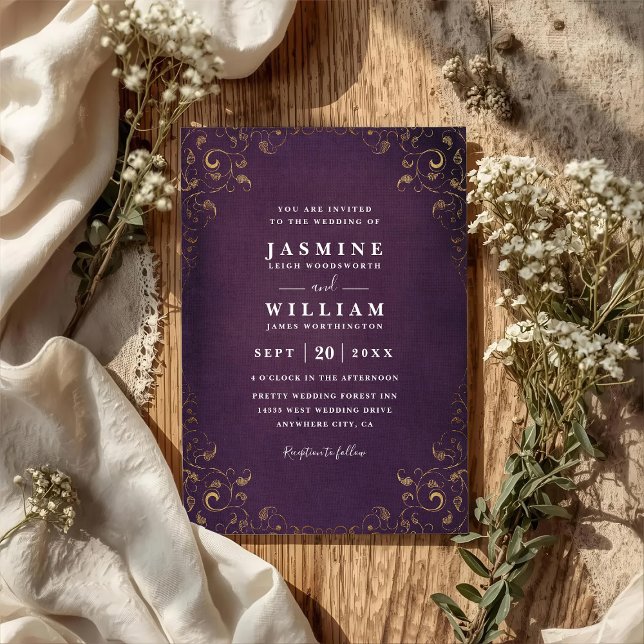 Elegant Tangled Lanterns Budget QR Code Wedding Inbjudningar (Skapare uppladdad)