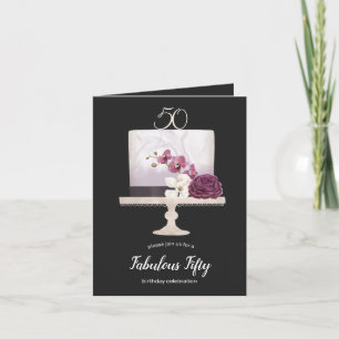 elegant tårta, ofantligt femtiodagarsvikt kort