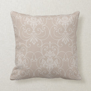 Elegant Taupe-dammkonstruktion 8 Kudde