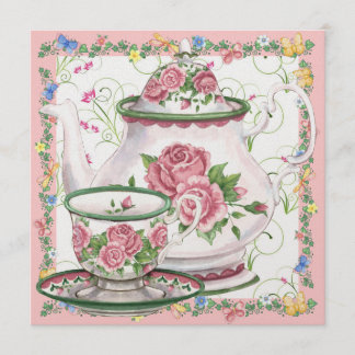 Elegant Te / Kaffe - SRF Inbjudningar