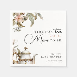 Elegant Tea Party Bebis Badrum Pappersservett