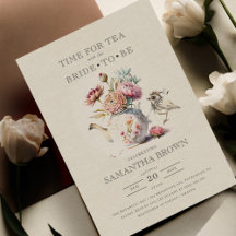 Elegant Tea Party Blommigt Möhippa
