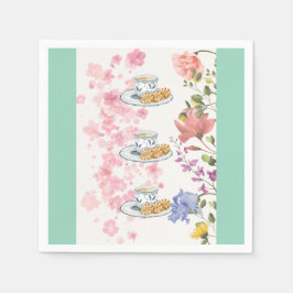 Elegant Tea Party Vibes  Pappersservett