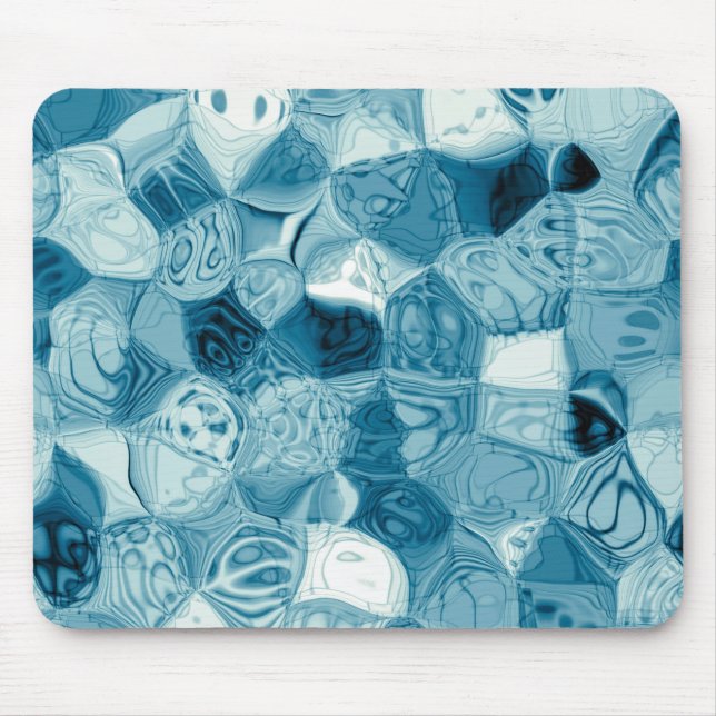 Elegant Teal Abstrakt Geometries Shapes Artwork | Musmatta (Framsidan)