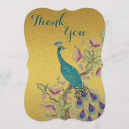 Elegant Teal BRÖLLOP TACK DIG CARD