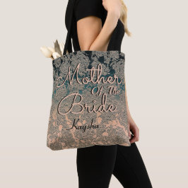 Elegant Teal Champagne Budens mamma Tygkasse