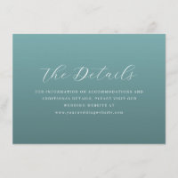 Elegant Teal Minimalistisk Kalligrafi