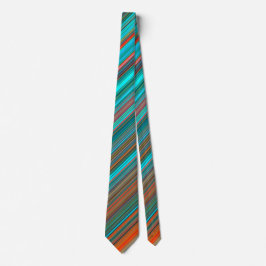 Elegant Teal & Orange Angled Rand Mönster Manar Slips