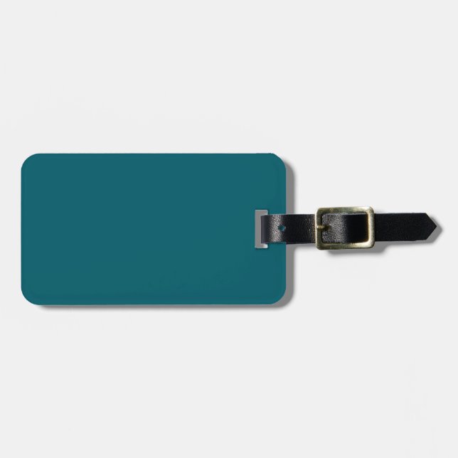 elegant tealblå färg skapar bagagebricka (Horisontell Framsida)