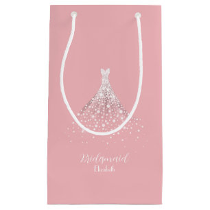 Elegant Team Bride Diamond Dress Rosa