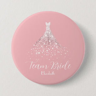 Elegant Team Bride Diamond Dress Rosa Knapp