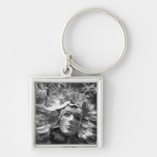 Elegant teater mask nyckelring present