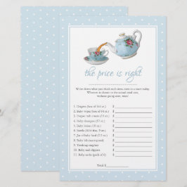 Elegant Tekopp Baby Shower Tea Party Game