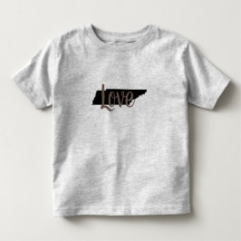elegant TENNESSEE KÄRLEK skript på grått | T Shirt