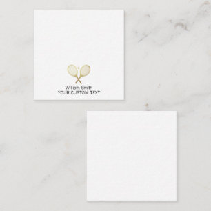 Elegant Tennis Personlig Stationery Anteckningskort