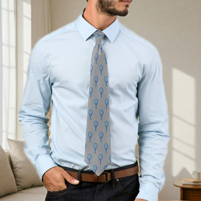 Elegant tennis-themed tie slips (Skapare uppladdad)