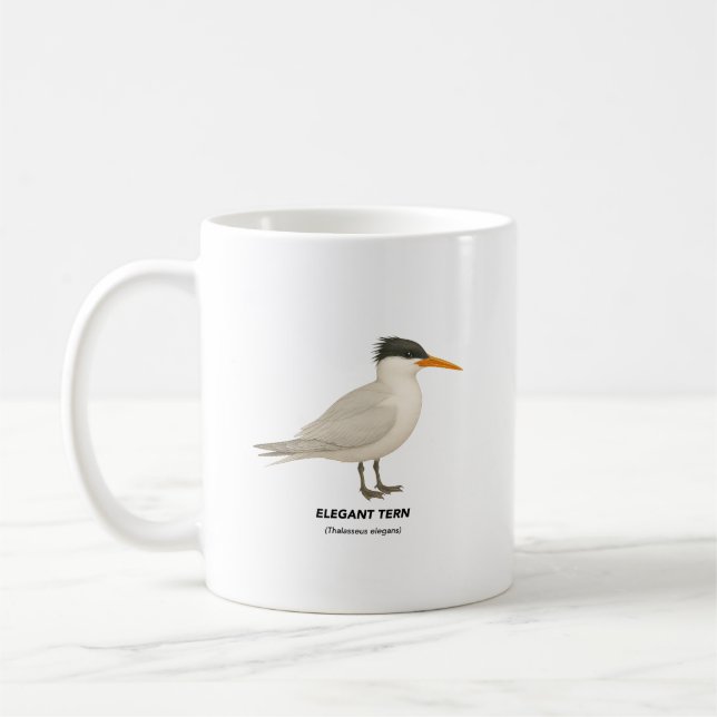 Elegant Tern - Kalifornien Curted Collection Kaffemugg (Vänster)