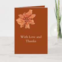 Elegant Terracotta Blommigt | Personligt bröllp