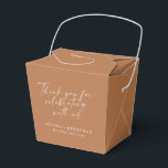 Elegant Terracotta Trendig Script Anpassningsbar T Presentaskar<br><div class="desc">Elegant Terracotta Trendig Script Anpassningsbar Tack Favoritruta</div>