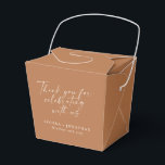 Elegant Terrakotta Trendig Script Anpassad Tack Presentaskar<br><div class="desc">Elegant Terrakotta Trendig Script Anpassad Tack Ask</div>