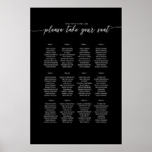 Elegant, textmall, sittplan,