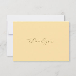 Elegant Thank You Card – Handcrafted Letterpress  Tack Kort