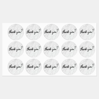 Elegant Thank You Sticker - Small Business Packagi