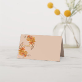 Elegant Thanksgiving för underhållning Placeringskort