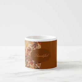 Elegant,Thanksgiving, Höstlöv,Rustik Espressomugg
