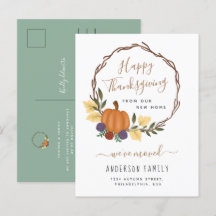 Elegant Thanksgiving Höstpumpkin Flytta för andedr